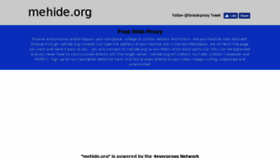 What Mehide.org website looked like in 2018 (5 years ago)