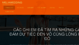 What Meliawedding.com.vn website looked like in 2018 (5 years ago)