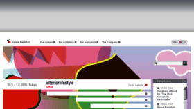 What Mesago-messefrankfurt.com website looked like in 2018 (5 years ago)