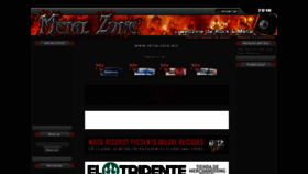 What Metalzone.biz website looked like in 2018 (5 years ago)
