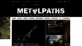 What Metalpaths.com website looked like in 2018 (5 years ago)