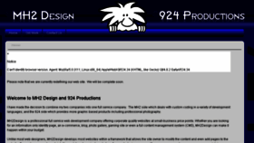 What Mh2design.com website looked like in 2018 (5 years ago)