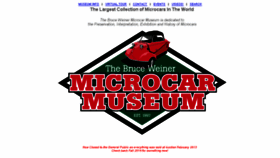 What Microcarmuseum.com website looked like in 2018 (5 years ago)