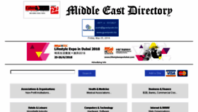 What Middleeastdirectory.com website looked like in 2018 (5 years ago)