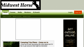 What Midwest-horse.com website looked like in 2018 (5 years ago)