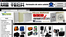 What Mbtech.fr website looked like in 2018 (7 years ago)