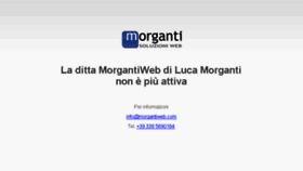 What Morgantiweb.com website looked like in 2018 (5 years ago)