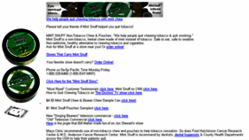What Mintsnuff.com website looked like in 2018 (7 years ago)