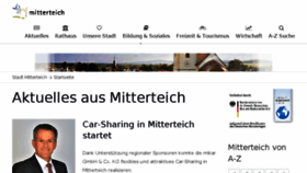 What Mitterteich.de website looked like in 2018 (7 years ago)