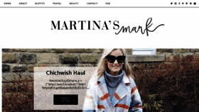 What Martinasmark.com website looked like in 2018 (5 years ago)