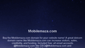 What Mobilemaza.com website looked like in 2018 (5 years ago)