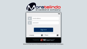 What Mail.moratelindo.co.id website looked like in 2018 (5 years ago)