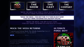 What Mocktheweek.tv website looked like in 2018 (5 years ago)