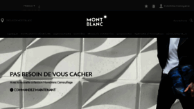 What Montblanc.fr website looked like in 2018 (5 years ago)