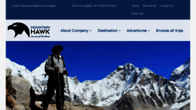 What Mountainhawktrek.com website looked like in 2018 (5 years ago)