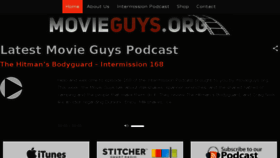 What Movieguys.org website looked like in 2018 (5 years ago)