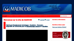 What Madicob.fr website looked like in 2018 (5 years ago)