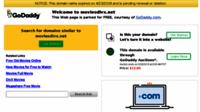 What Moviesdivx.net website looked like in 2018 (7 years ago)