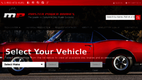 What Mpbrakes.com website looked like in 2018 (5 years ago)