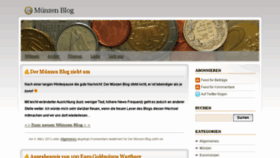 What Muenzblog.de website looked like in 2018 (5 years ago)