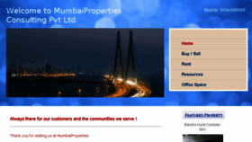 What Mumbaiproperties.com website looked like in 2018 (6 years ago)