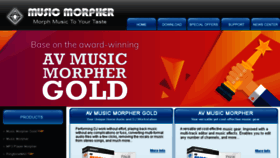 What Musicmorpher.com website looked like in 2018 (5 years ago)