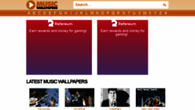 What Musicwallpapers.net website looked like in 2018 (5 years ago)