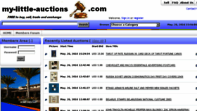What My-little-auctions.com website looked like in 2018 (5 years ago)