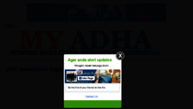 What Myadha.blogspot.com website looked like in 2018 (5 years ago)