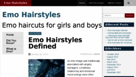 What Myemohairstyles.com website looked like in 2018 (5 years ago)
