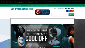 What Mycoolingstore.com website looked like in 2018 (5 years ago)