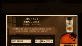 What Monkeyshoulder.com website looked like in 2018 (5 years ago)