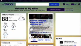 What Myyahoo.com website looked like in 2018 (5 years ago)