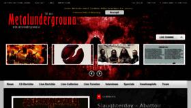 What Metalunderground.at website looked like in 2018 (5 years ago)
