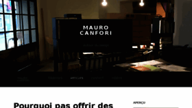 What Maurocanfori.fr website looked like in 2018 (5 years ago)