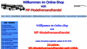 What Mf-modellbau.eu website looked like in 2018 (5 years ago)