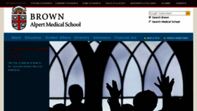 What Med.brown.edu website looked like in 2018 (5 years ago)