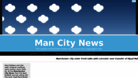 What Mancitynews.com website looked like in 2018 (5 years ago)