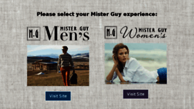 What Misterguyclothiers.com website looked like in 2018 (5 years ago)