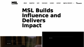 What Mslgroup.com website looked like in 2018 (5 years ago)