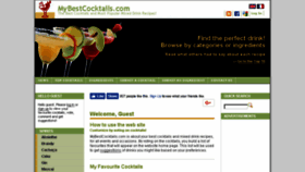 What Mybestcocktails.com website looked like in 2018 (5 years ago)