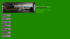 What Mofina.ch website looked like in 2018 (5 years ago)