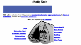 What Mathlair.allfunandgames.ca website looked like in 2018 (5 years ago)
