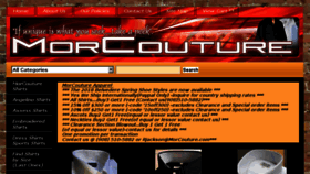 What Morcouture.com website looked like in 2018 (7 years ago)
