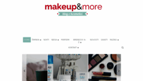 What Makeupandmore.net website looked like in 2018 (5 years ago)