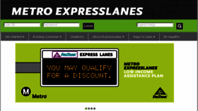 What Metroexpresslanes.net website looked like in 2018 (5 years ago)
