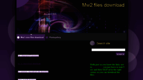 What Mw2filesdownload.webnode.gr website looked like in 2018 (7 years ago)