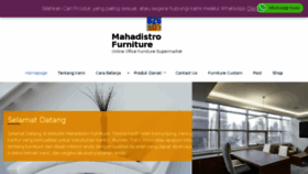 What Mahadistro-furniture.com website looked like in 2018 (5 years ago)