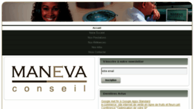 What Manevaconseil.com website looked like in 2018 (5 years ago)