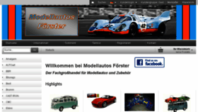 What Modelcar-foerster.de website looked like in 2018 (5 years ago)